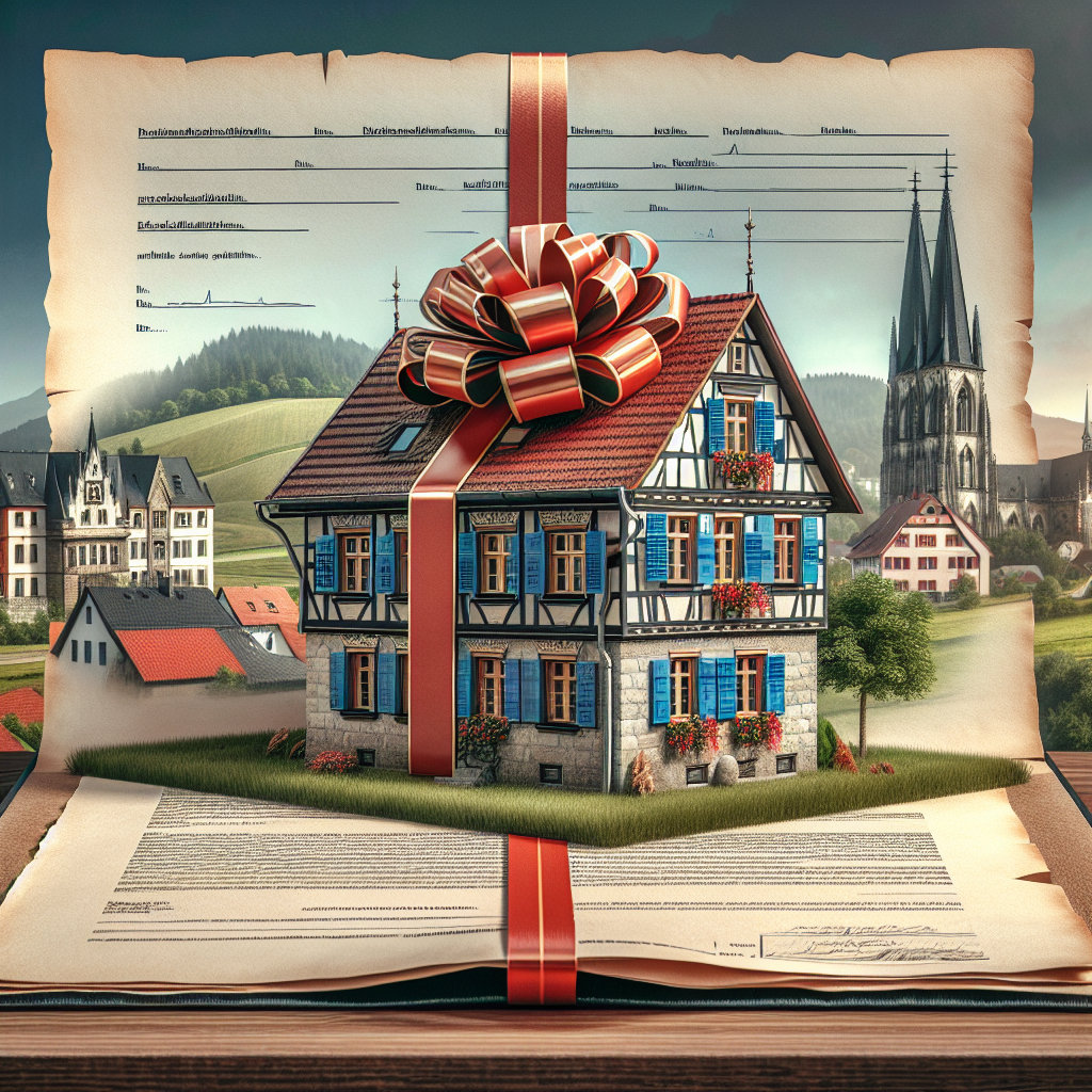 Rechte und Pflichten bei Immobilienschenkung für Beschenkte.